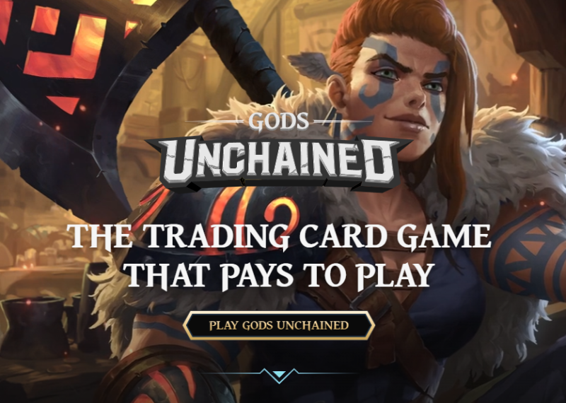 gods unchained: nft trading card game with fantastic visuals