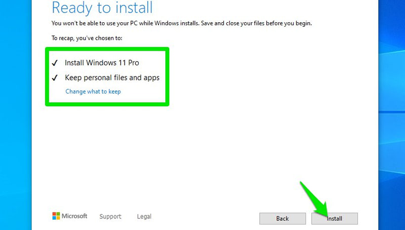 Installeer Windows 11