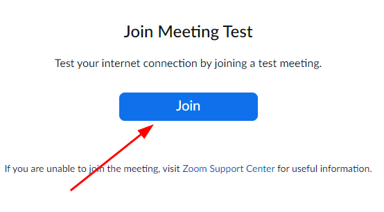 zoom meeting test