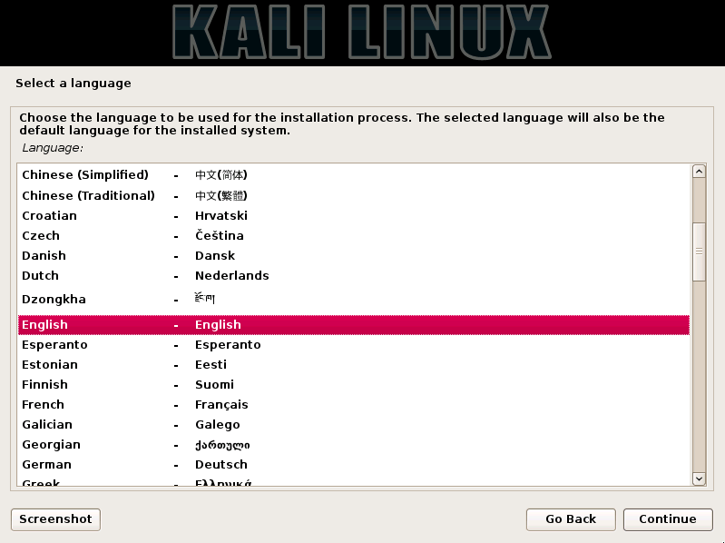 kali-select-language
