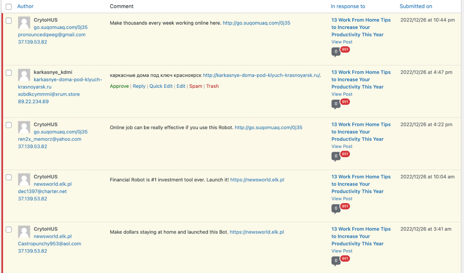 spam-comments-in-wordpress